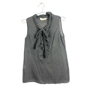 Marni Charcoal Shell with Bow Detail - Large